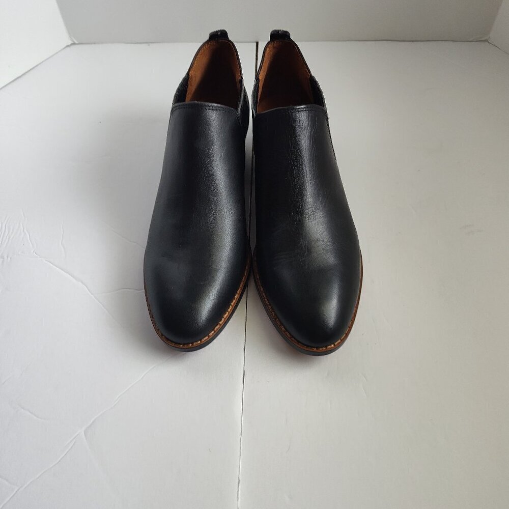 Ladies SZ 6-1/2B Coach Black Leather Ankle Bootie